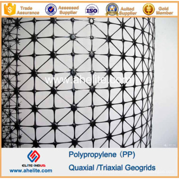 Geomallas triaxiales PP similares a la geomalla Triax de Tensar